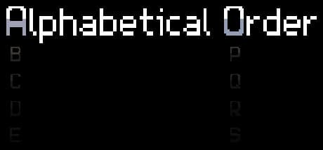 Alphabetical Order media 1