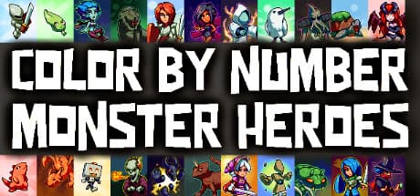 Color by Number - Monster Heroes media 1