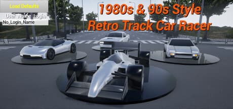1980s & 90s Style - Retro Track Car Racer media 1