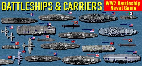 Battleships and Carriers - WW2 Battleship Game media 1